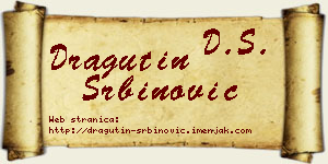 Dragutin Srbinović vizit kartica